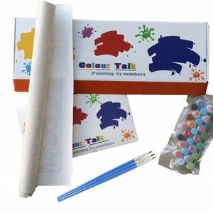 Colour Talk - Diy oil painting, paint by number kit- Listen Snow 40cmx50cm